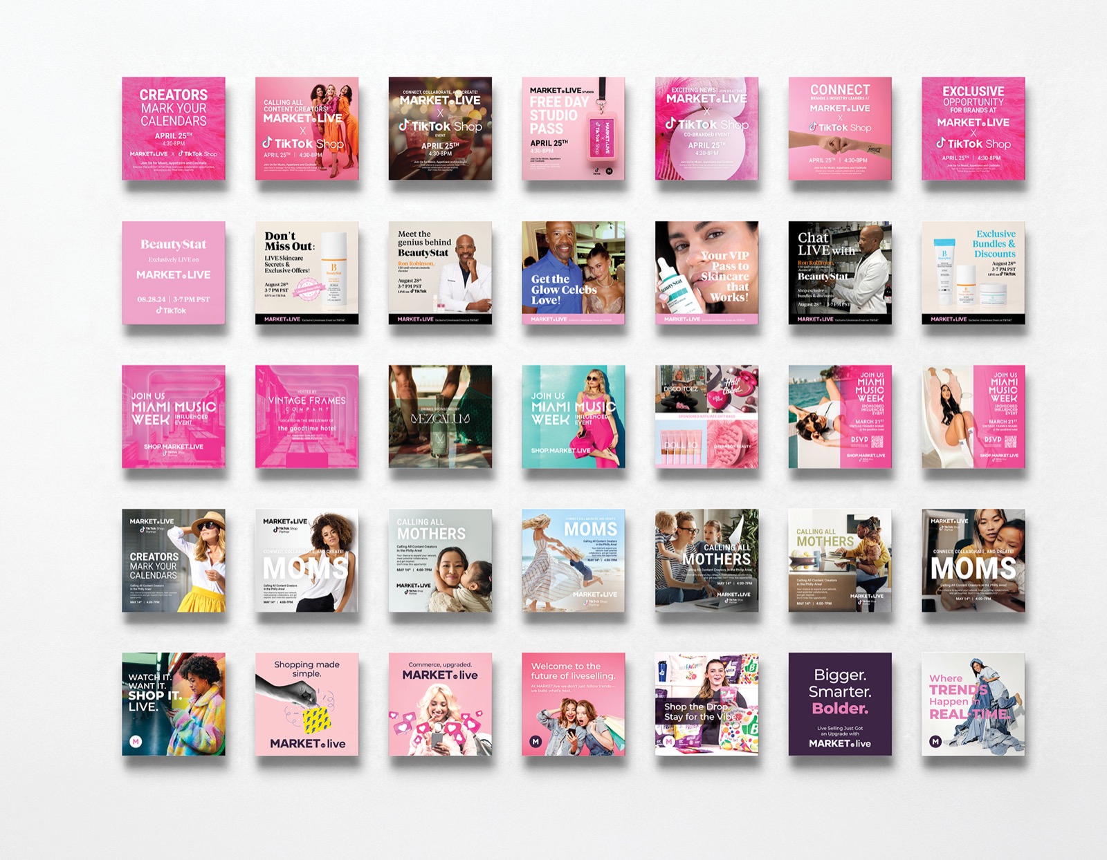 MARKET.live brand collateral