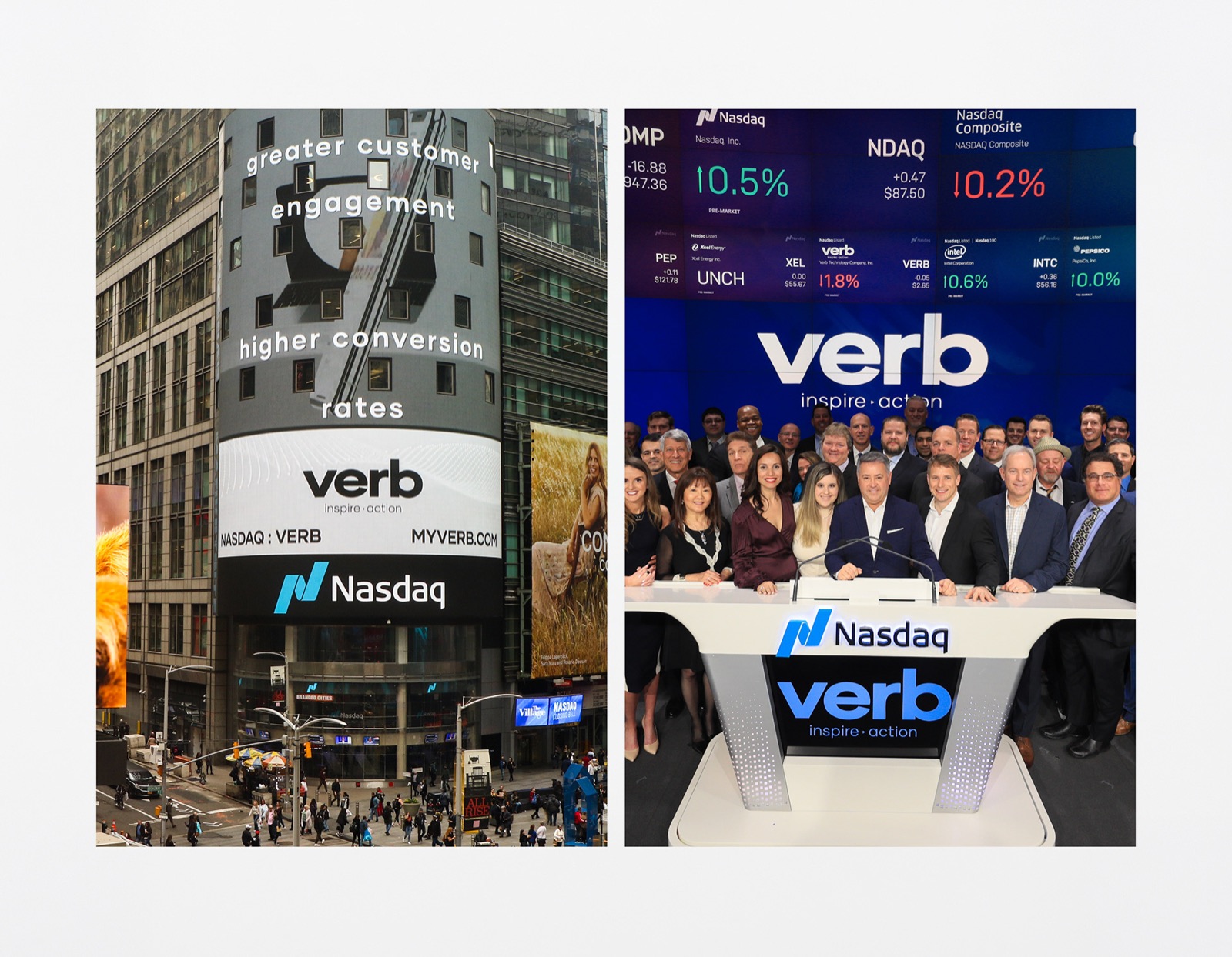 Verb brand identity board